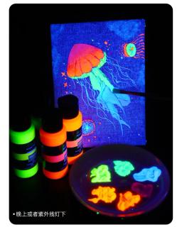 Tinta Acrílica Brilha na Escuridão para Artistas e Estudantes, Pintura Artística, Decorações DIY de Halloween e Natal, Pigmentos Ricos, 59ml - Image 6