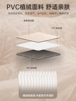 Colchão inflável automático, à prova de umidade Dormir Mat, Almofada de ar Bed, Folding Floor, Splicing, Camping, Outdoor - Image 5