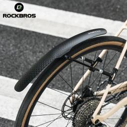 ROCKBROS-Pára-lamas para Bicicleta, Dianteiro e Traseiro, Pneus 700C, Universal, Ajustável, Guarda-lamas de Roda, Peças de Ciclismo - Image 1