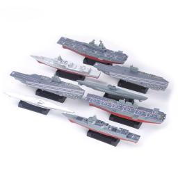 Kits de modelos de navios para crianças, puzzle 4D, brinquedos militares, escala 1:1000, 15cm - Image 4