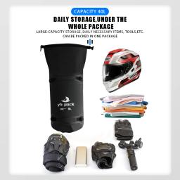 Bolsa seca para motocicleta, bolsa de bagagem à prova d'água para motocicleta, mochila para esqui, viagens, caminhadas, acampamento, barco, equitação - Image 3