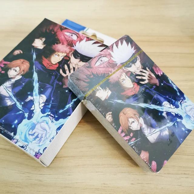 Cartões de Poker de Anime Jujutsu Kaisen com Satoru Gojo, 54 Peças, para Cosplay e Colecionadores