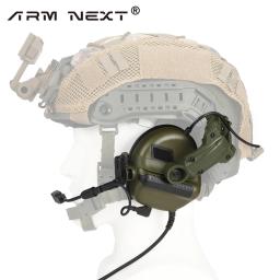Arm próximo f30 tiro earmuffs capacete tático fone de ouvido protetor auditivo eletrônico caça ativo redução ruído fone de ouvido - Image 4