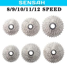 Sensah cassete de bicicleta de estrada, 8/9/10/11 velocidades, 11v, 23t/25t/28t/30t/32t/34t/36t, roda livre de bicicleta k7 10s, volante para hub hg - Image 1