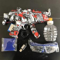 Pistola elétrica de bola de gel respingo mp5, arma de brinquedo splat, arma infantil airsoft, jogo de tiro interessante ao ar livre, novo - Image 1