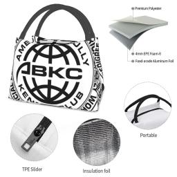 ABKC-American Bully Kennel Club Saco de isolamento portátil para refrigerador, comida térmica, Office Pink Container - Image 6