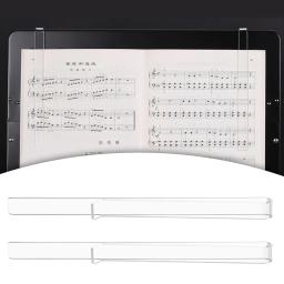 2 pçs clipe de livro de música clipes de livro resistentes a quebras para partitura suporte de piano músico - Image 4