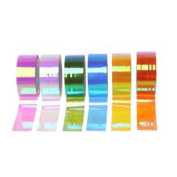 Fita holográfica rg prismática com glitter, aro, vara, ginástica rítmica, decoração, faça você mesmo, scrapbooking - Image 2