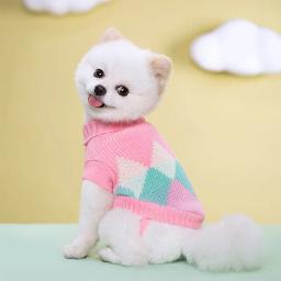 Camisola de gola alta para cães e gatos, roupa fofa, roupa de cachorro quente, pequena, média, grande, inverno - Image 2
