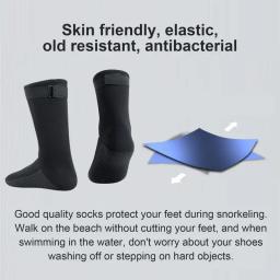 Meias de neoprene 3mm, botas de água de neoprene, corte curto, quente, à prova de areia, à prova d'água, térmica, antiderrapante, para praia, vôlei - Image 5