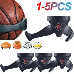 Rack de suporte de bola sem perfuração, montado na parede, esportes, basquete, futebol, armazenamento, exibição na parede interna, casa, 1-5pcs - Image 1