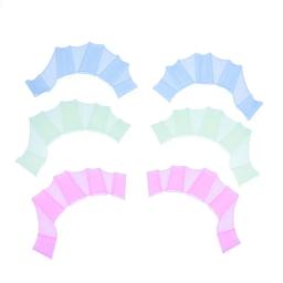 1 Par De Silicone Natação Mão Nadadeiras Nadar Treinamento Dedo Luvas Barbatanas Webbed Paddle - Image 5