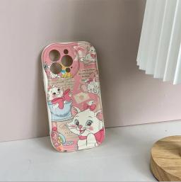 Capa de telefone com orelhas 3d marie cat, para motorola moto edge 50 ultra pro g84 g75 g60 g53 g52 g35 g05 g34 g22 g30 g14 e14 e22 e13 - Image 4
