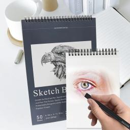 Profissional Papel Grosso Sketchbook, Caderno De Desenho, Pintura De Arte Suprimentos, Artista Carta De Papel, Material Escolar, Presentes, A4, A5 - Image 3