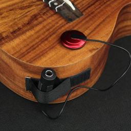 Profissional Piezo contato microfone captador portátil Guitar Pickup, fácil de instalar para violino Ukulel, acessórios para guitarra, 1pc - Image 1