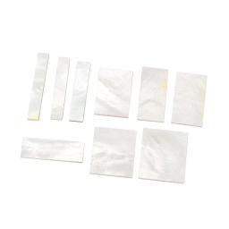 Mãe branca do Pearl Inlay, em branco instrumentos de cordas para guitarra, DIY embutimentos Material, Fingerboard, guitarra pescoço - Image 3
