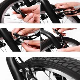 1/2/4/6/10 pares mtb bicicleta de estrada pastilhas de freio silenciosas ciclismo v suporte de freio pastilhas sapatos blocos de borracha durável acessórios de ciclismo - Image 6