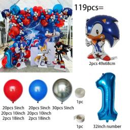 Balão digital para festa de aniversário infantil, Cartoon Banner Decoração Set para chá de bebê, sonices, 1 conjunto - Image 2