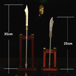 1/6 arma antiga miniatura faca arma espada halberd expositor adereços modelo caber 12 12 figure figura de ação em estoque colecionável - Image 6