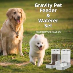 Alimentador automático do animal de estimação para o gato e o cão, todos os alimentos para gatos, água potável, cão suprimentos - Image 6