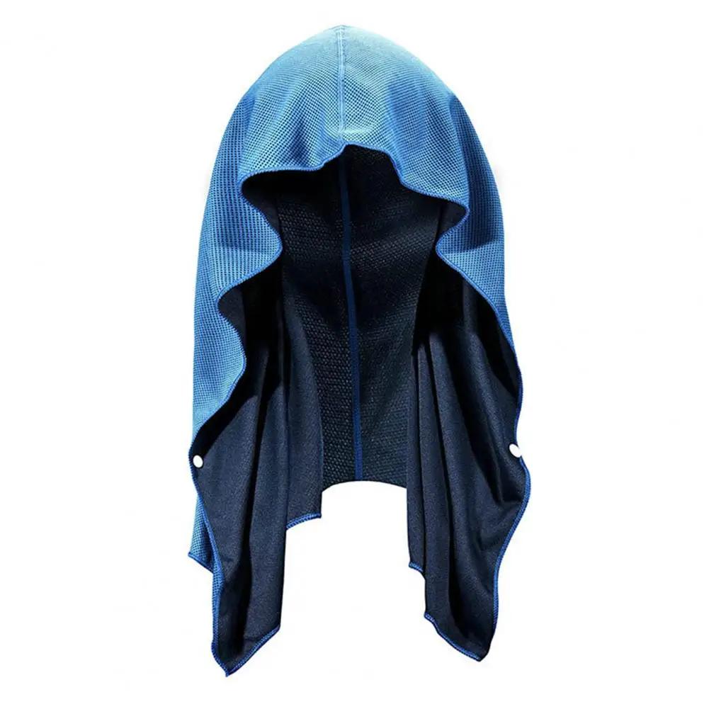 Toalha de Hoodie de Secagem Rápida, Absorção do Suor, Proteção Solar, Esportes Atividades ao Ar Livre, Calor do Verão - Image 1