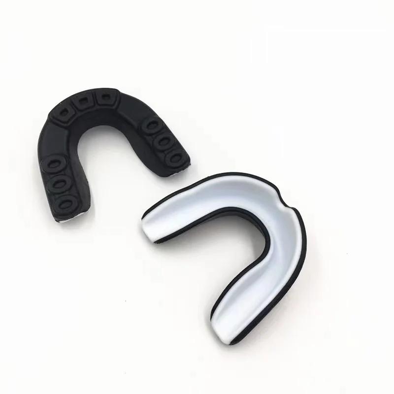 1 pçs grau alimentício eva protetor de dente mma protetor de dentes boxe bucal cinta capa de dente ortodôntico futebol basquete - Image 1