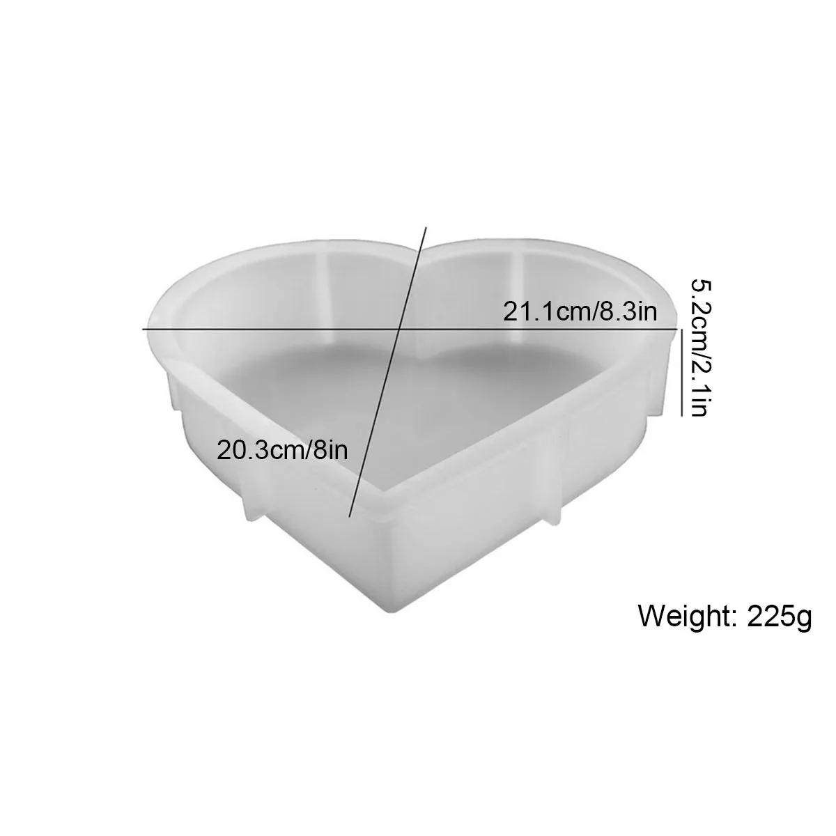 Molde de silicone grande resina epóxi fundição molde, hexágono coração forma molde, DIY flor preservação artesanato presente para casamento e namorados - Image 1