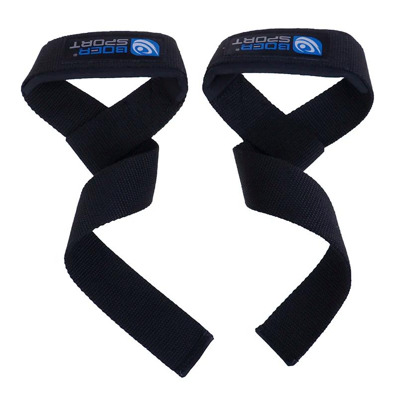 Correias de levantamento de peso antiderrapante, Correias Deadlift para headylifting, Musculação e Powerlifting, 1 par - Image 1