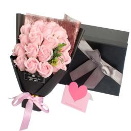 Buquê de Sabão com Caixa de Presente, Bela Flora Perfumada Sabonete Flor em Caso de Aniversário, Dia dos Namorados, Dia das Mães - Image 4