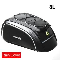 Sacos impermeáveis do ciclismo do couro do plutônio, grande capacidade, acessórios da bicicleta, estrada, montanha, bicicleta, portador de bagagem, atualizado, 8L, novo - Image 1