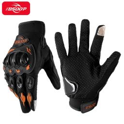 Moto motocicleta corrida equitação luva ciclismo equitação homem anti-queda quatro estações respirável dedo cheio cavaleiro tela de toque luvas - Image 5