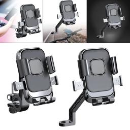 Suporte genérico de telefone para motocicleta, fácil uso, estável, acessório para ciclismo, montagem de telefone para ciclistas, scooter, motocicleta, ciclismo - Image 4