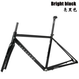 SEABOARD Quadro de bicicleta de estrada cascalho freio a disco off-road quadro de alumínio 700C eixo do cilindro com garfo de carbono através do eixo 12x142mm - Image 6