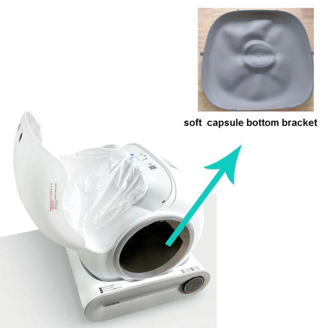 Tonepie caixa de areia automática para gatos com acessórios, porta inferior e filtros de ventilação para uma higiene prática e eficaz
