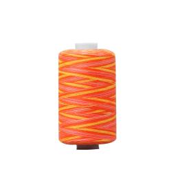 Fio de poliéster para costura e Quilting, Ponto de mão, Arco-íris Seção tingida, Fio para bordado, Máquina, 1000 jardas, 10pcs - Image 3