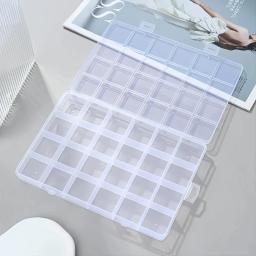 Organizador De Plástico Transparente Para Armazenamento De Jóias, DIY Artesanato Recipiente, Equipamento De Pesca, Forma E Arte, Atacado - Image 5