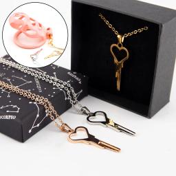 Colar de chave de castidade em forma de coração para todas as gaiolas - Fechaduras integradas, porta-chaves, brinquedos sexuais, jogos adultos, chave de gaiola de presentes - Image 1