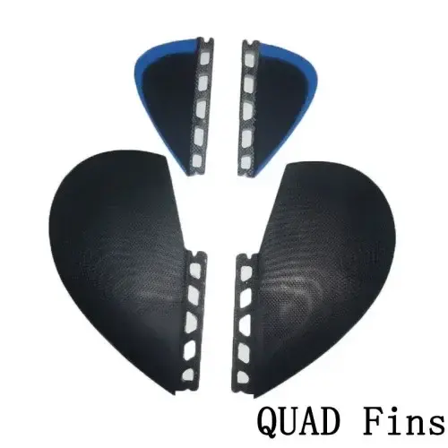 Prancha Quad Fins Mini Simmons Windsurf - Fibra de Vidro Durável com Cauda Leme e Quatro Baratas BiLong Futuros
