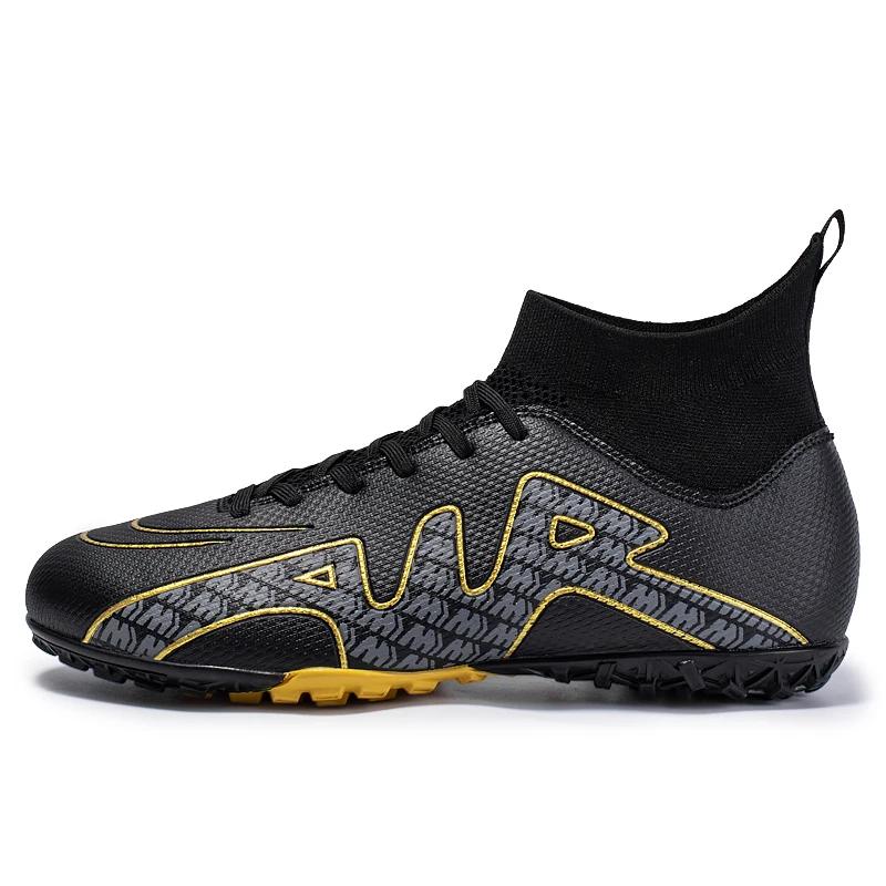Botas de futebol de alta qualidade fg/tf crianças sapatos de futebol jogo grama sapatos de treinamento crianças anti-deslizamento respirável chuteiras de futebol 2024 novo - Image 1