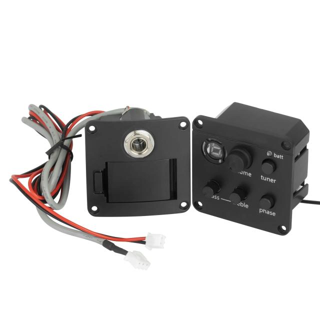 Pré-amplificador de Guitarra Acústica com Amplificador de Som Ajustável e Equalizador ISYS + EQ