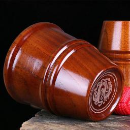 Copos e Bolas de Madeira para Truque Mágico, Penetração Ilusão, Magicians Prop, Gimmick Tutorial Acessório, Truque Mágico de Palco - Image 3