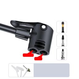 Bomba de ar de alta pressão para bicicleta, 160psi, com medidor de pressão, adaptador de válvula, mtb, bomba de chão, inflador, peças de bicicleta - Image 5
