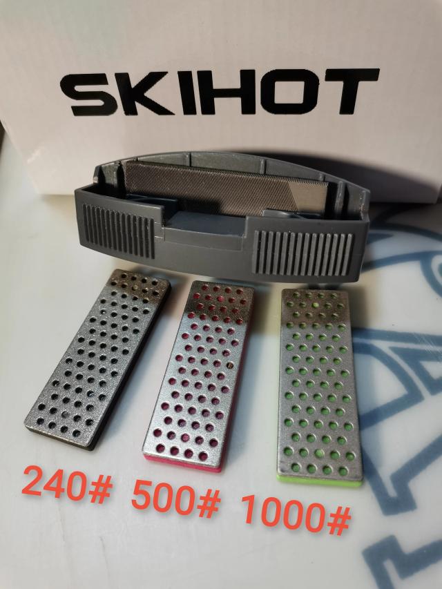 SKIHOT Ferramenta de Afiação para Esqui e Snowboard Kit de Reparo e Manutenção de Bordas