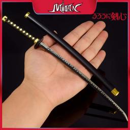 Lâmina invertida com bainha de aço samurai, série japonesa Katana, decoração de casa, brinquedo, Rurouni Kenshin, HIMURA Kenshin, 26cm - Image 1