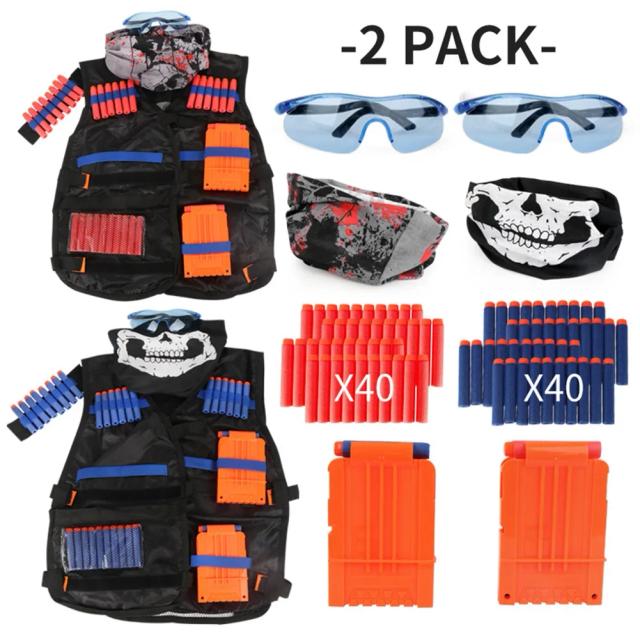 Conjunto Tático N-Strike Elite Series para Crianças - Brinquedos Nerf para Jogos ao Ar Livre, Perfeito para Meninos