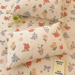 Capa de colchão duplo com folha elástica Set, Bed Hat, Colcha de impressão, 360 Graus Wrap, Skin Friendly, único item, 100% algodão, 200 - Image 4