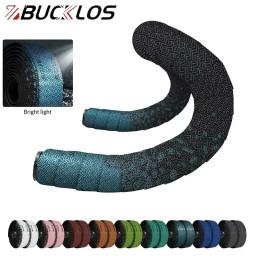 Bucklos fita para guidão de bicicleta, fita à prova de choque para ciclismo, estrada, antiderrapante, corrida, macia, pu, eva, cintos de barra dobrada - Image 1
