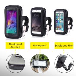 Untoom suporte de telefone para motocicleta, à prova d'água, suporte de montagem de celular para scooter, espelho retrovisor, para iphone, xiaomi - Image 5