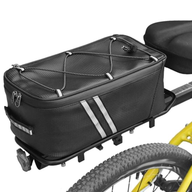 Bolsa Traseira Impermeável para Bicicleta com Grande Capacidade - Ideal para Ciclismo de Montanha e Uso Diário