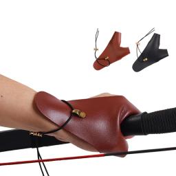 Dois dedo suporte para tiro com arco, acessórios de proteção para caça e tiro, 1pc - Image 1